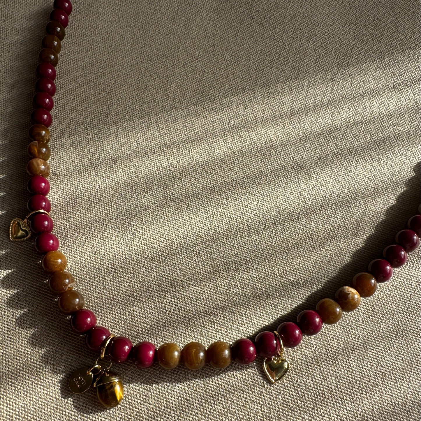 Hondenketting Ruby Chestnut - op maat