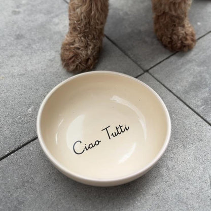 Voer- en drinkbak Ciao Tutti