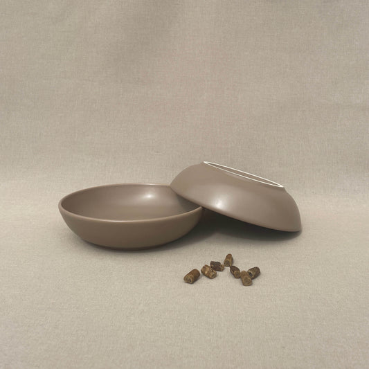 Voer- en drinkbak Mauve