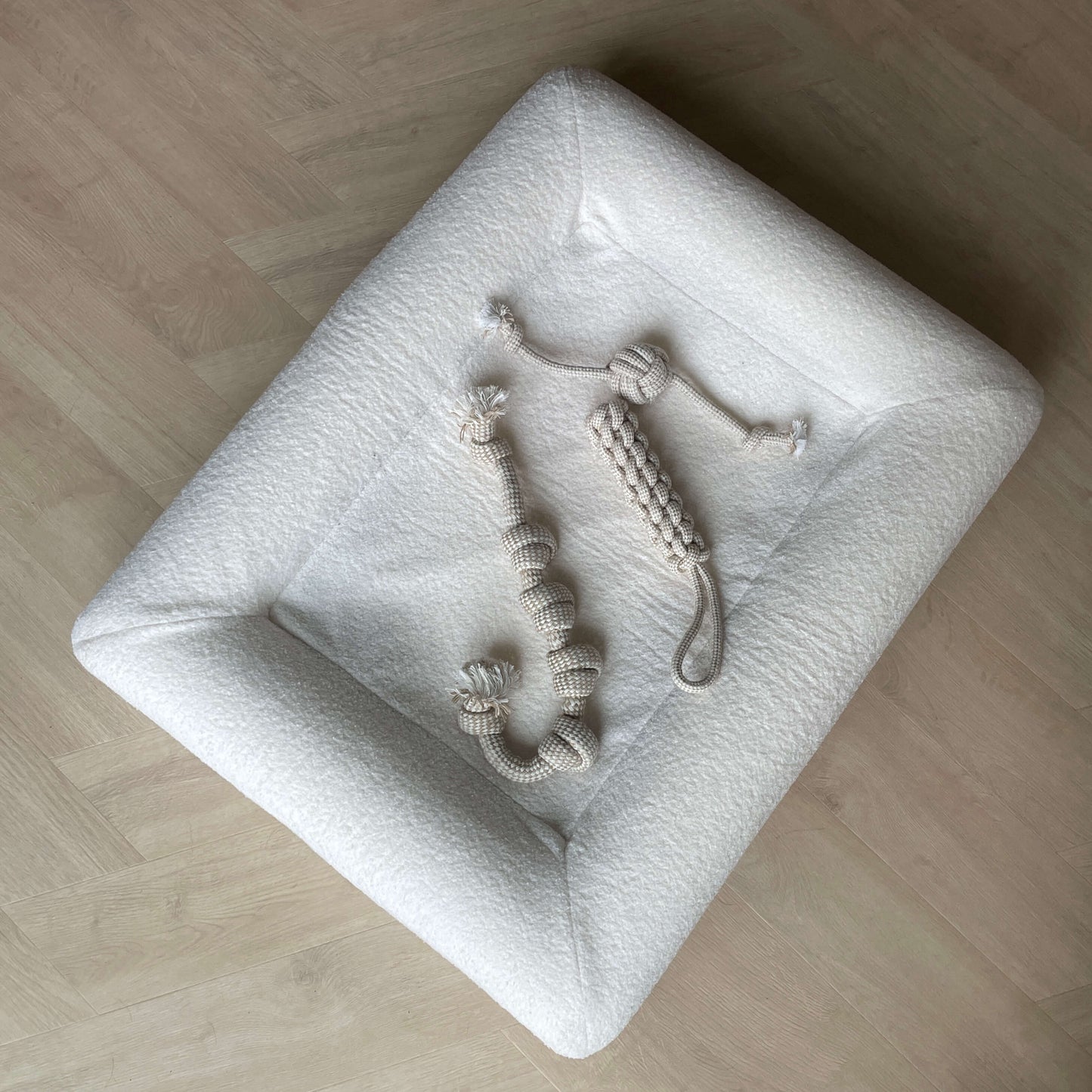 Maison Bouclé Crème hondenbed