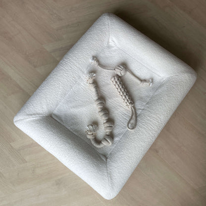Maison Bouclé Crème hondenbed