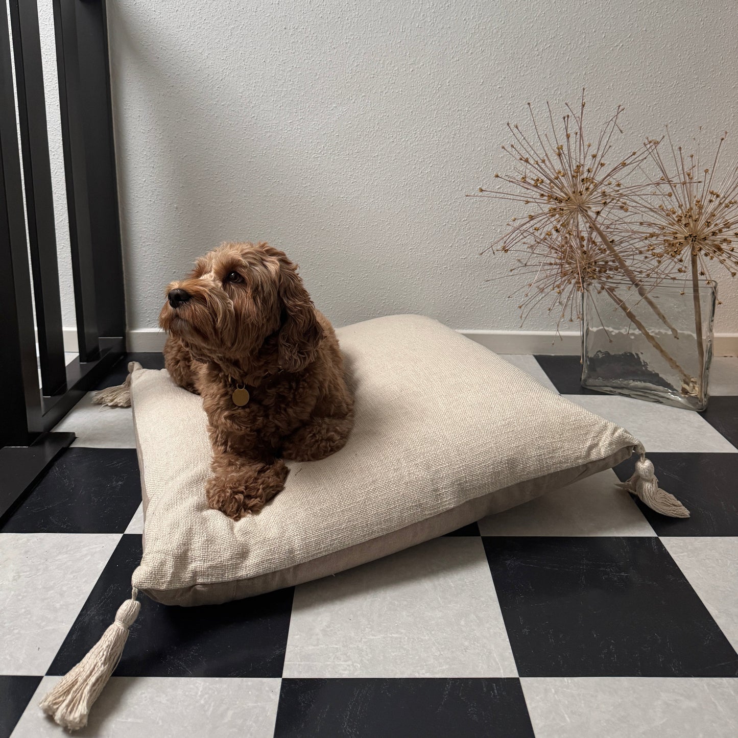 Cozy tassel hondenkussen